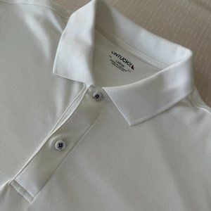 👕 EUC UNTUCKit Wrinkle-Free Damaschino Polo :: White :: XL 👕